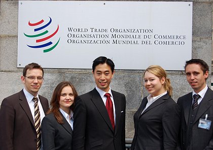 WTO Moot Court Team des Juristischen Bereichs