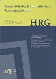 Handwörterbuch zur deutschen Rechtsgeschichte