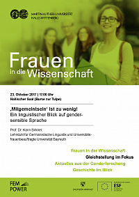 Frauen in die Wissenschaft