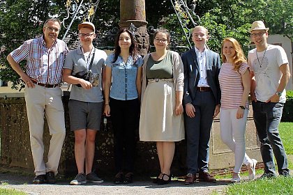 Gruppenfoto der Teilnehmenden des Drei-Lnder-Seminars 2018 aus Halle (Foto: Merve Yolaan) 