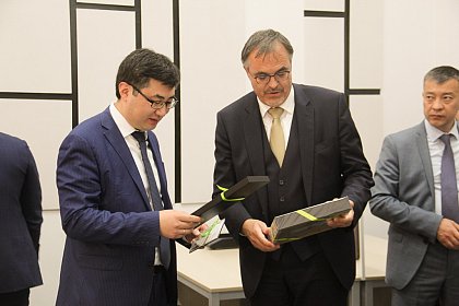 Erffnung des Zentrums des Deutschen Rechts an der M.
Narikbayev KAZGUU Universitt